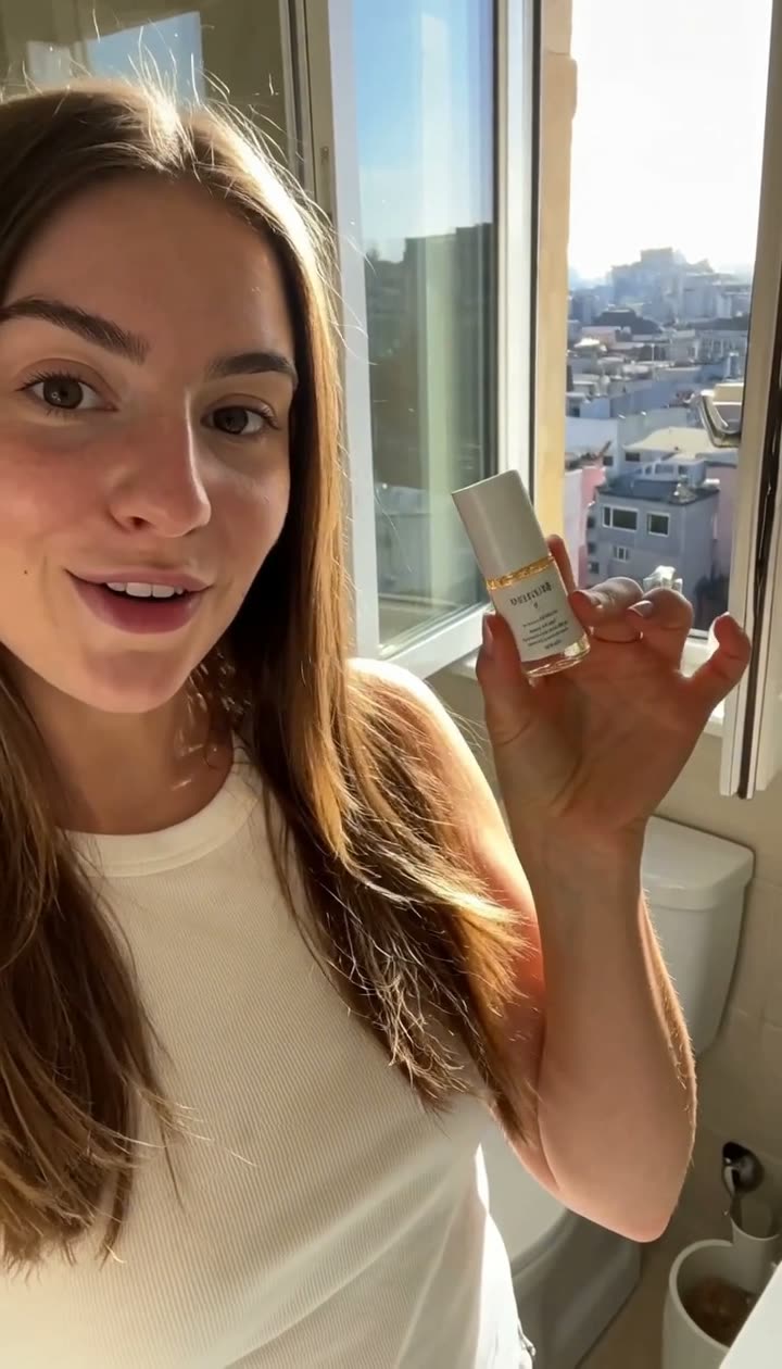 Skincare testimonial — poster frame